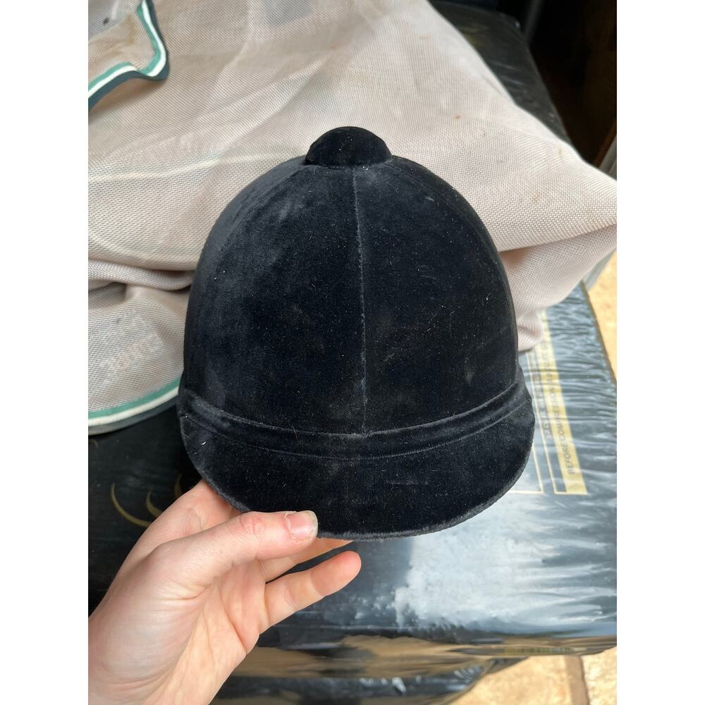 Charles Owen The Hampton Hat 7 1/4” Velvet Riding Helmet